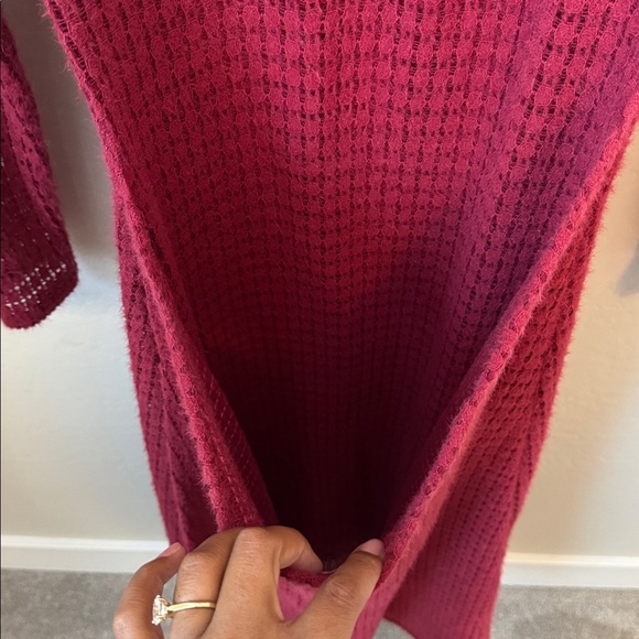 NWT Lioness Resolution Sweater Maxi Dress Burgundy Size XS - Picture 5 of 8
